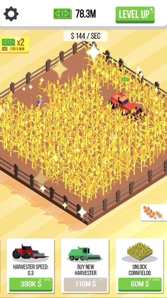 #4. Harvester idle : cut the weed (iOS) 게시자: Ksenia Aprelkova