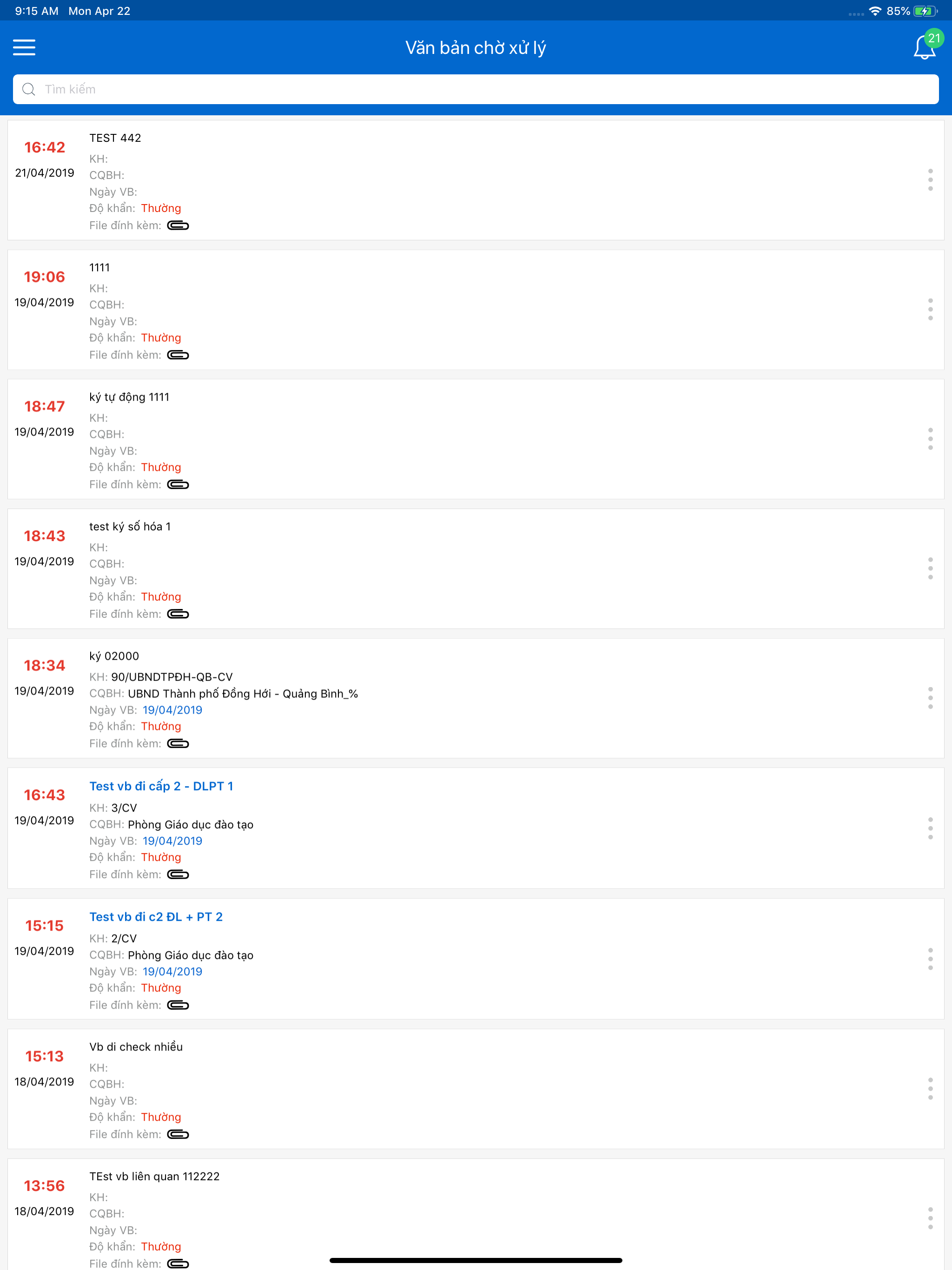 VNPT iOffice HCM screenshot 8