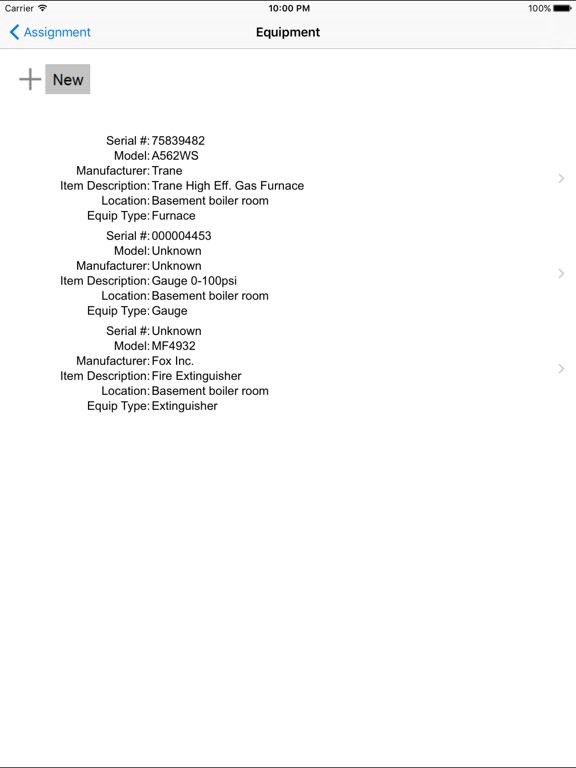FireLine Systems iPad screenshot 3 - Business app