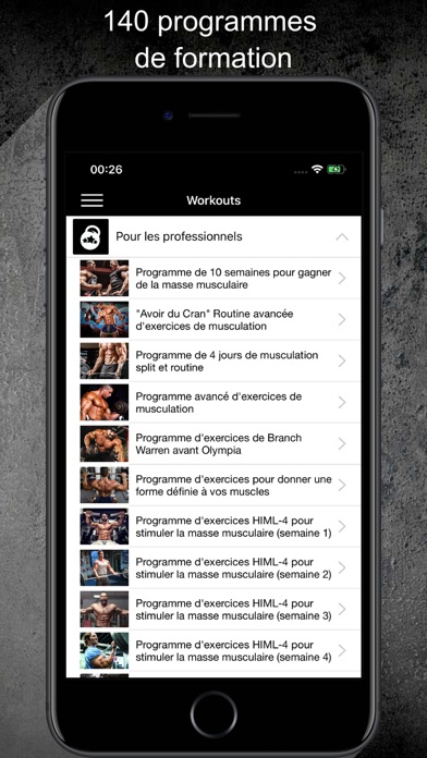 Screenshot #1 pour Workout Log & Fitness Tracker