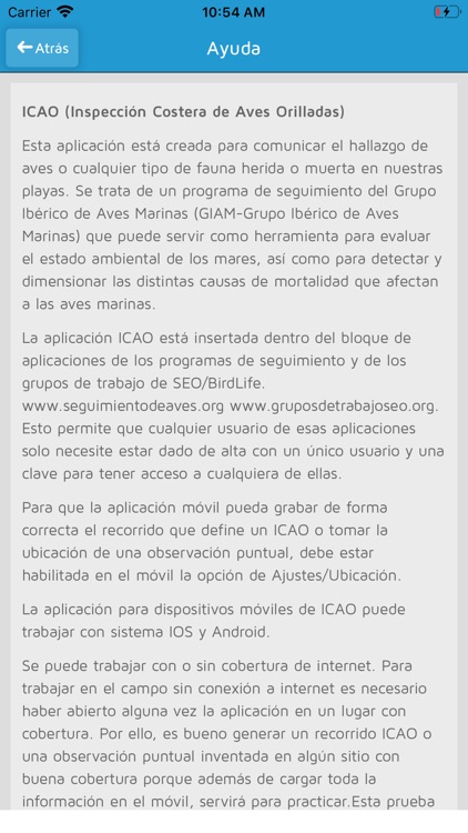 ICAO Grupo de Aves Marinas screenshot-3