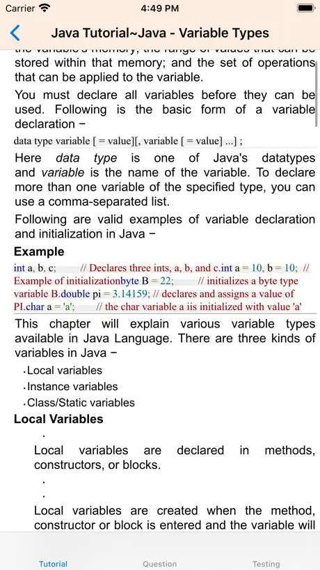 Java Question for Interview