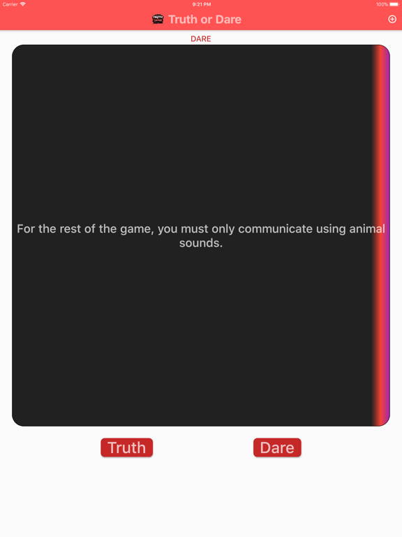 Truth or Dare: Issa Party iPad screenshot 2 - Games app