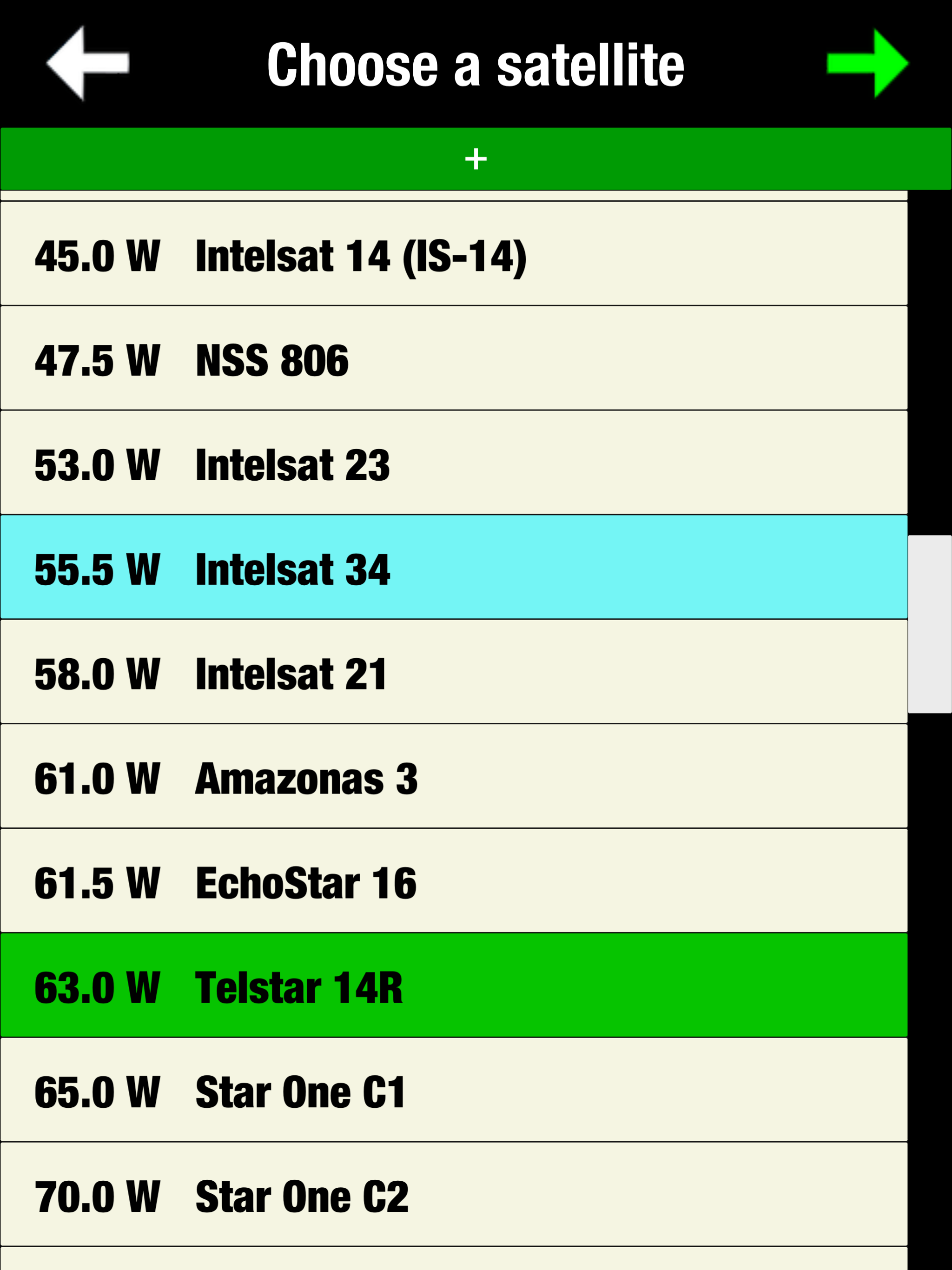 DishPointer (Satellite Finder)