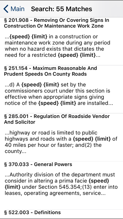 TX Transportation Code 2024 Screenshot