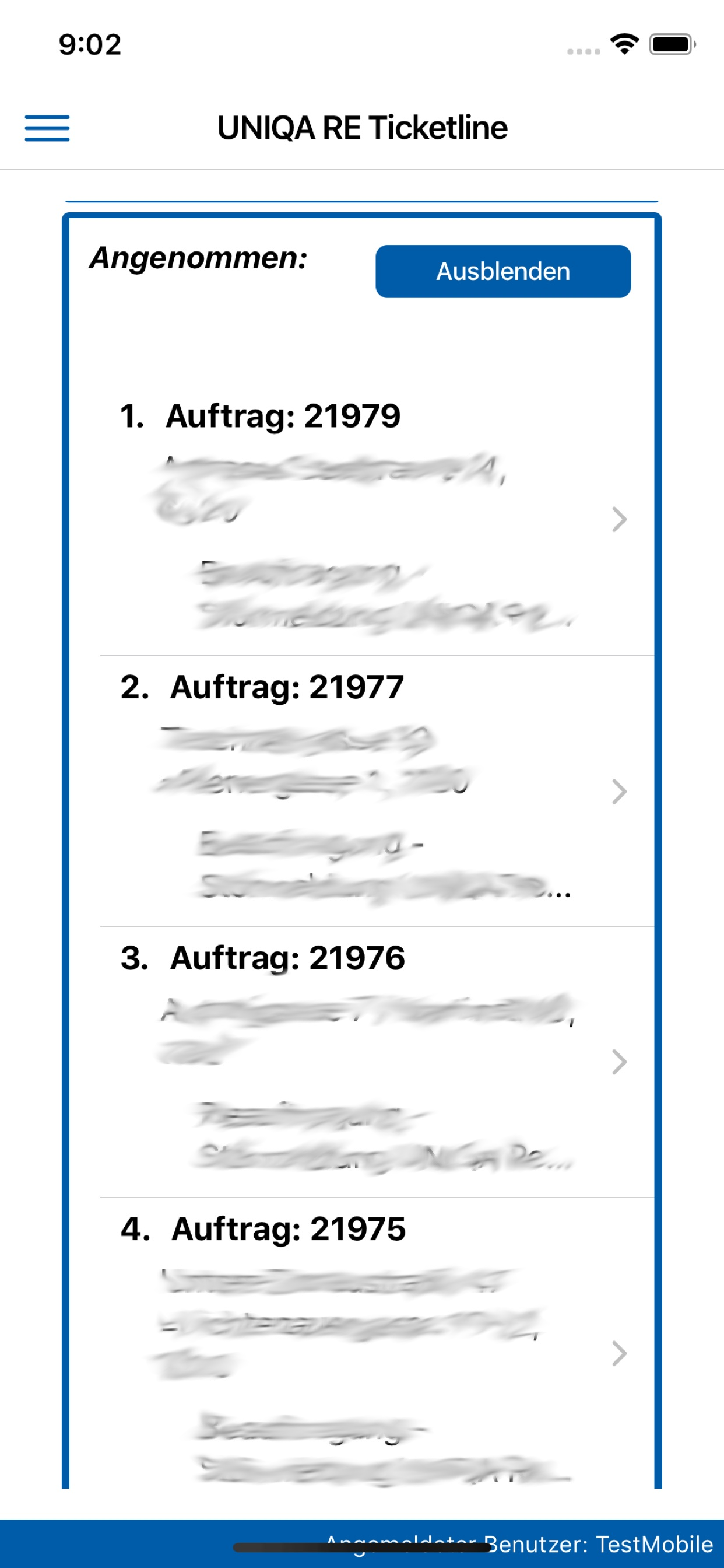 UNIQA RE Ticketline
