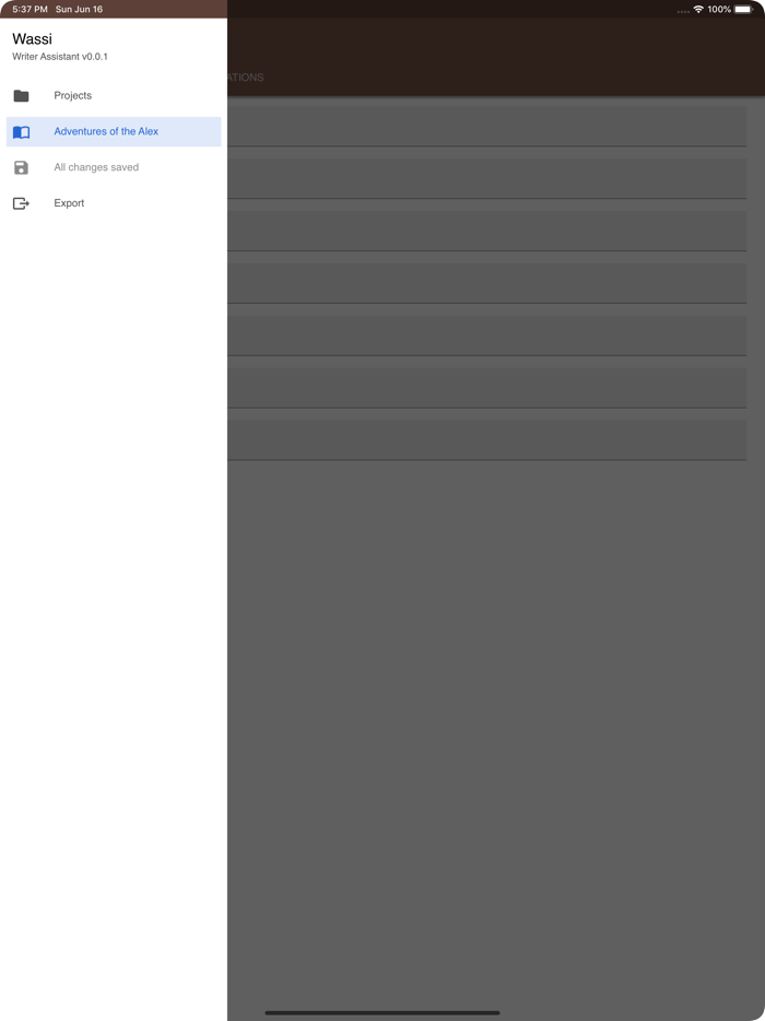 Writer Assistant Wassi