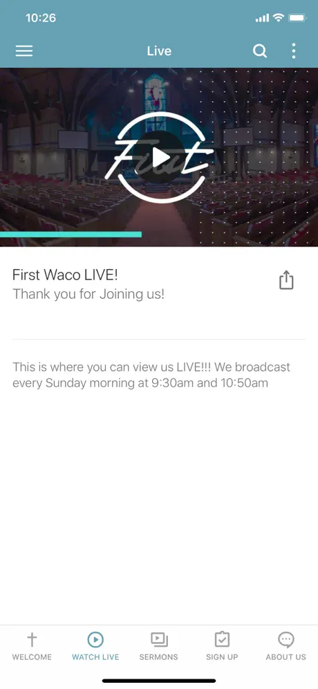 FIRST WACO