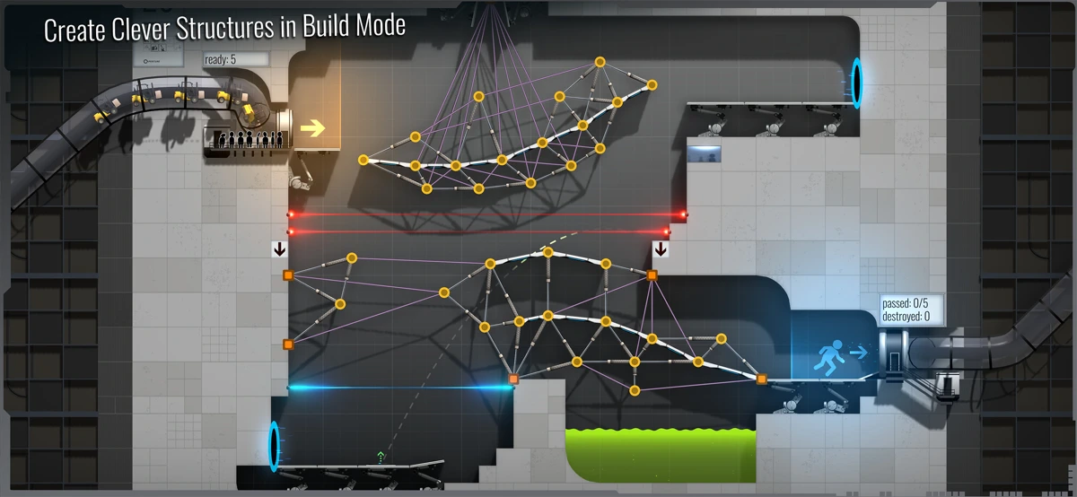 Bridge Constructor Portal screenshot 4