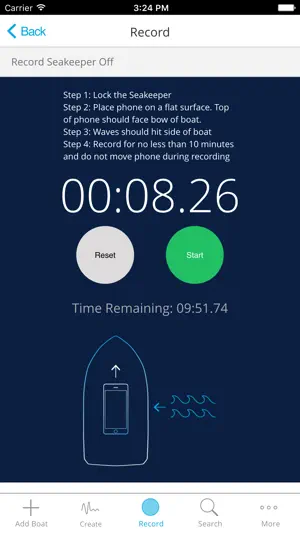 Seakeeper Sea Trial App screenshot 2
