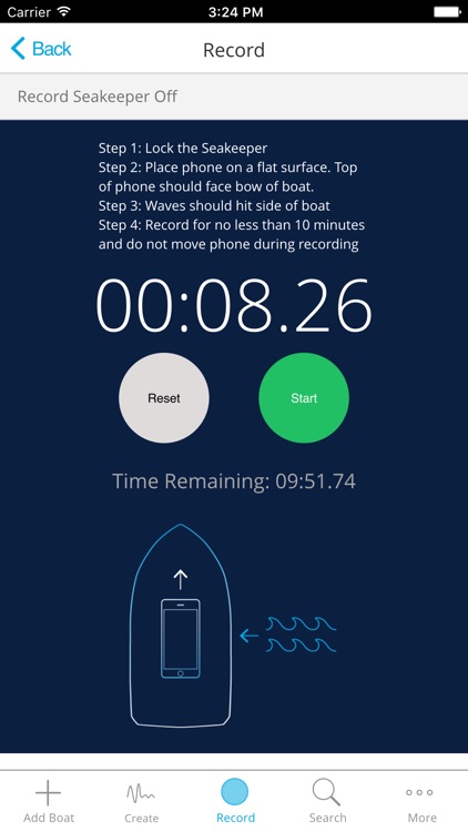 Seakeeper Sea Trial App
