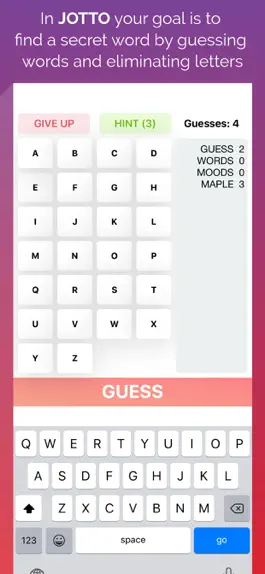 Game screenshot Jotto - Unlimited Word Guess mod apk