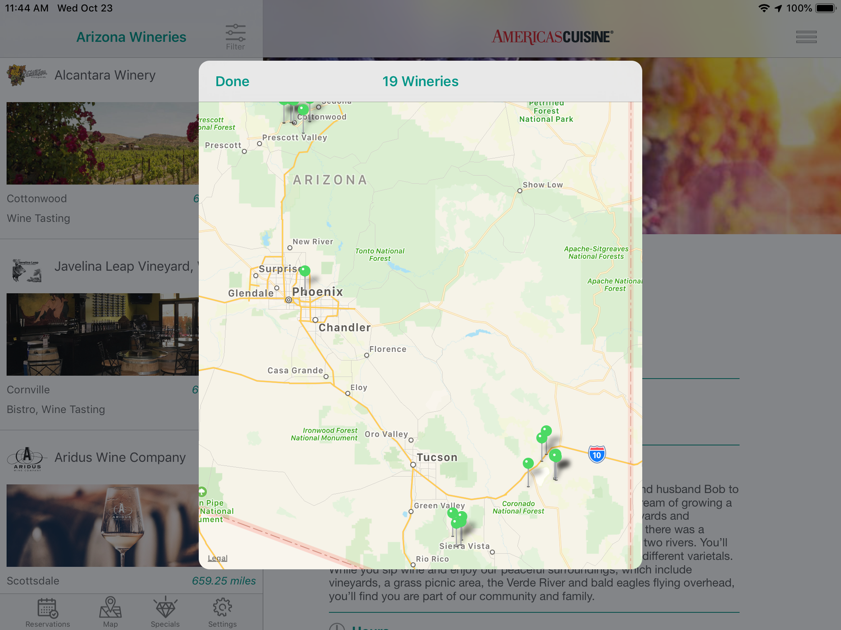 Arizona Wineries screenshot 7