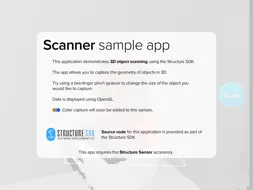 Scanner - Structure SDK screenshot 3