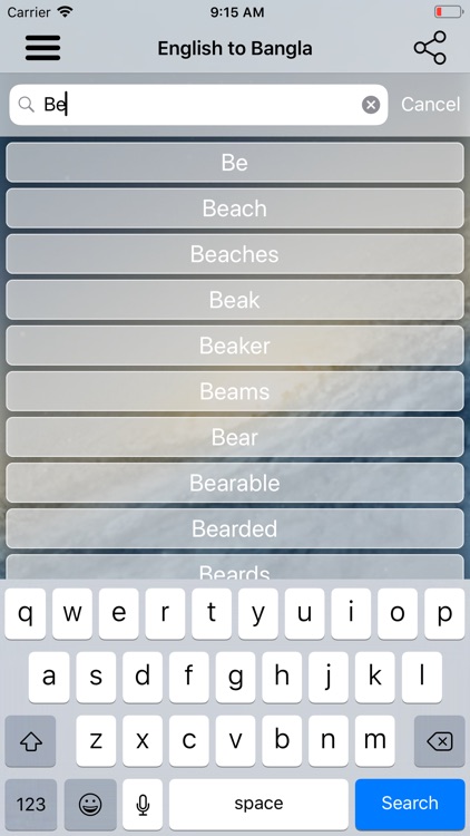 Bangla Dictionary Translator