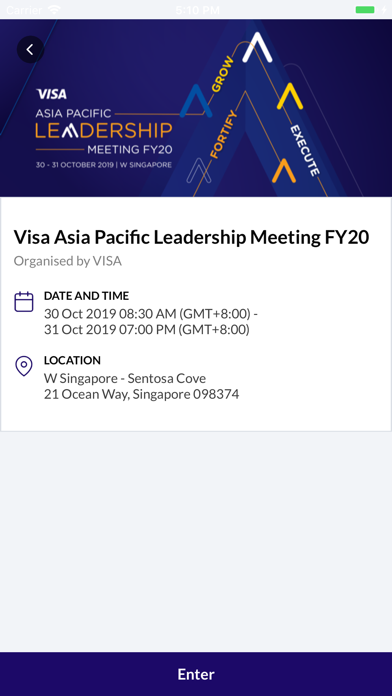 How to cancel & delete Visa AP Events from iphone & ipad 3