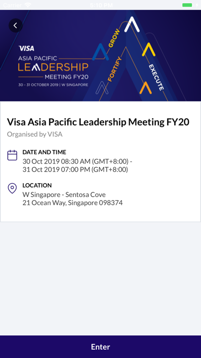 Visa AP Events screenshot 3