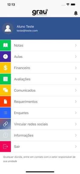 Game screenshot Grau Profissionalizante apk
