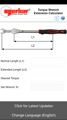 Torque Wrench Extension Calc. screenshot 2