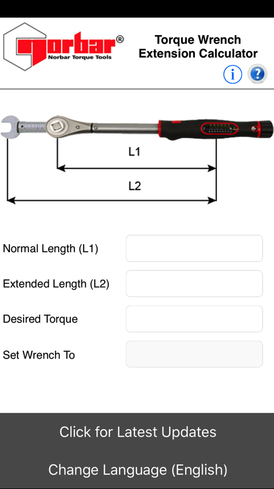#2. Torque Wrench Extension Calc. (iOS) 게시자: Norbar