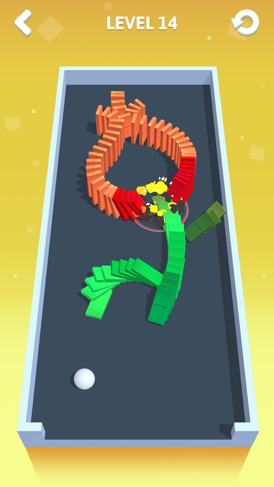 #4. Rolling Domino (iOS) By: Lion Studios
