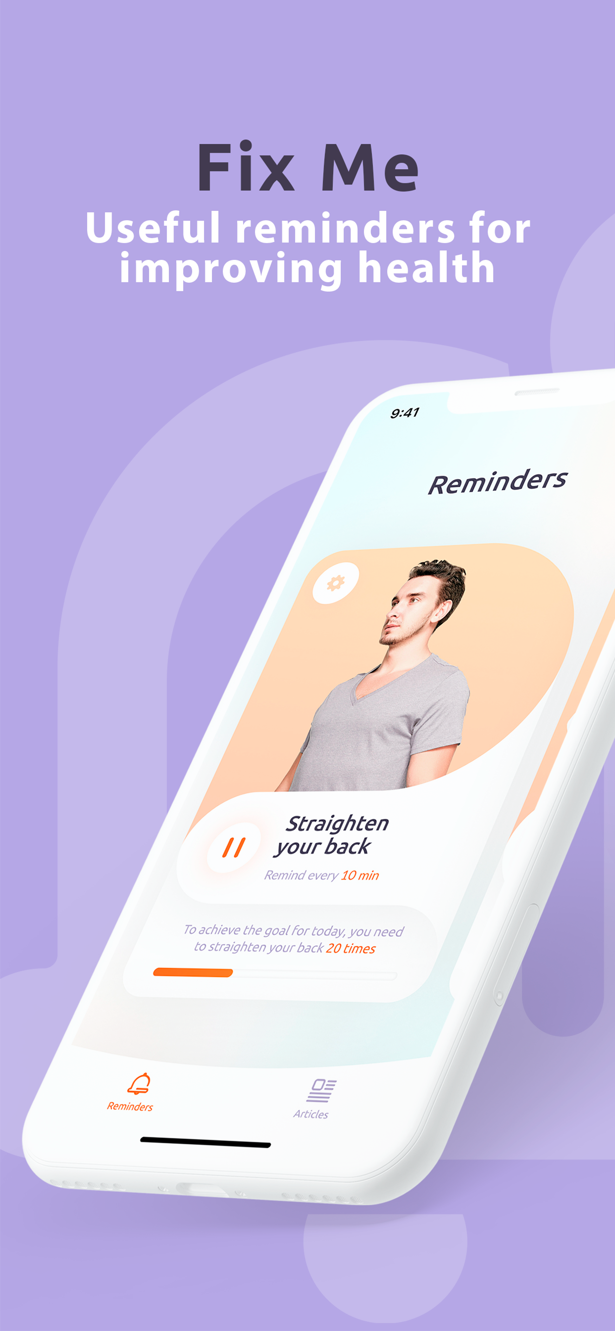 Fix.Me - Best Posture Reminder