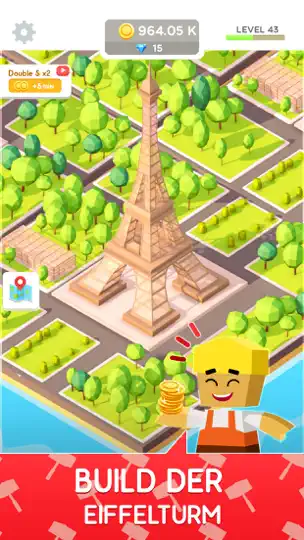 Screenshot von Idle Landmark Manager auf dem iPhone 4