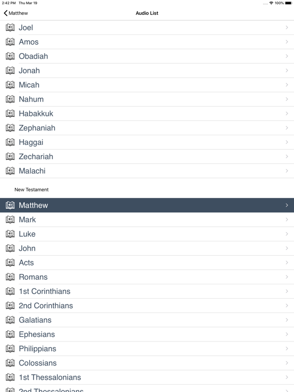 Screenshot #5 pour NKJV Bible Books & Audio