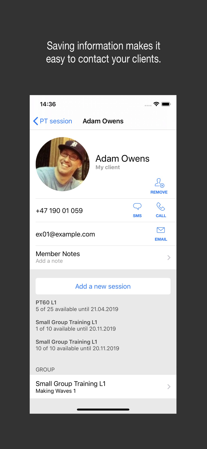 PT Booking from SATS