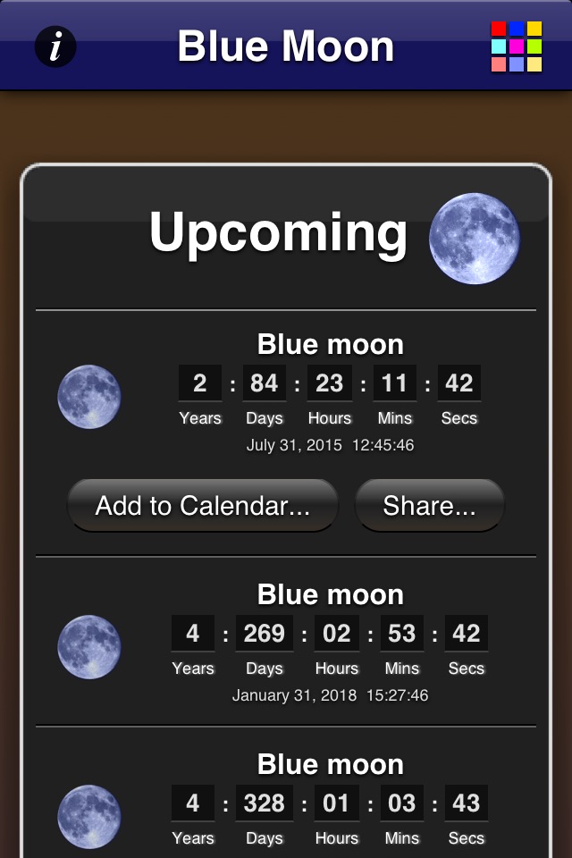 Blue Moon App screenshot 3