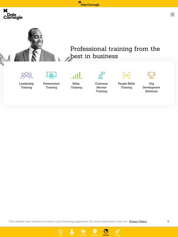 Dale Carnegie Golden Book iPad screenshot 5 - Productivity app