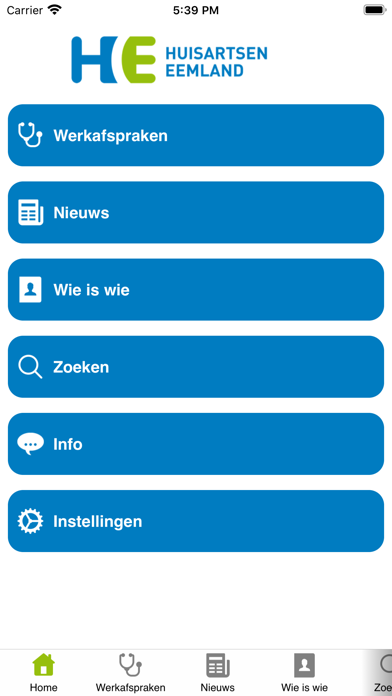 Screenshot #1 pour Huisartsen Eemland