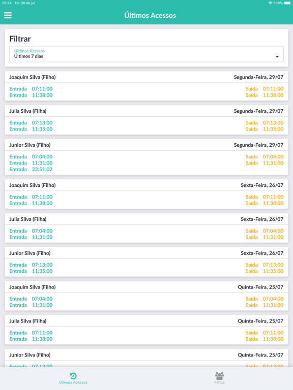 Screenshot #5 pour Secullum Escola App