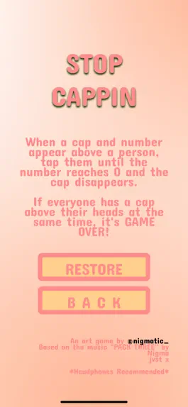 Game screenshot Stop Cappin hack