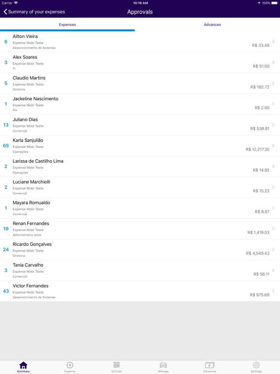 Expense Mobi iPad screenshot 5 - Finance app