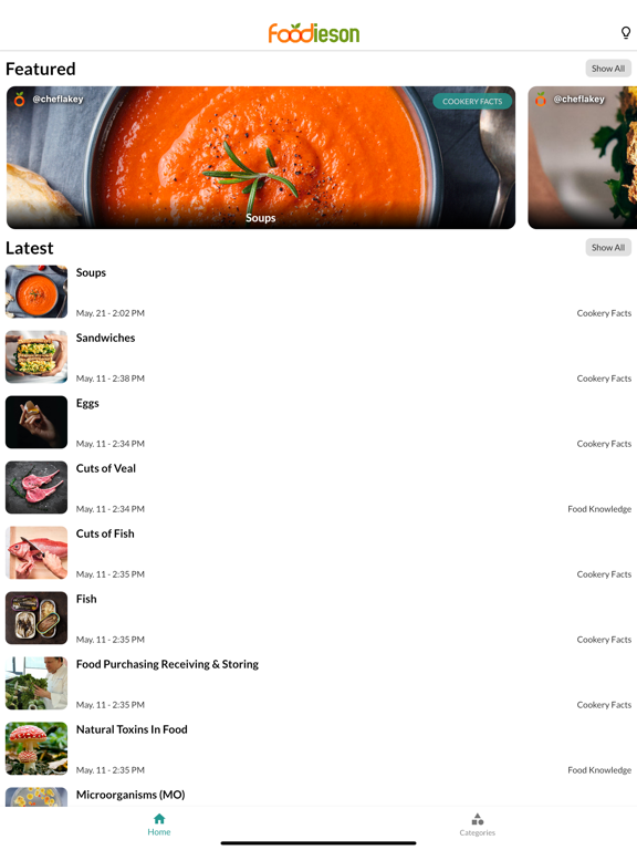 Screenshot #5 pour Foodieson : Food Knowledge