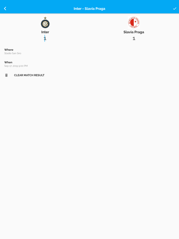 My Tournaments iPad screenshot 8 - Sports app