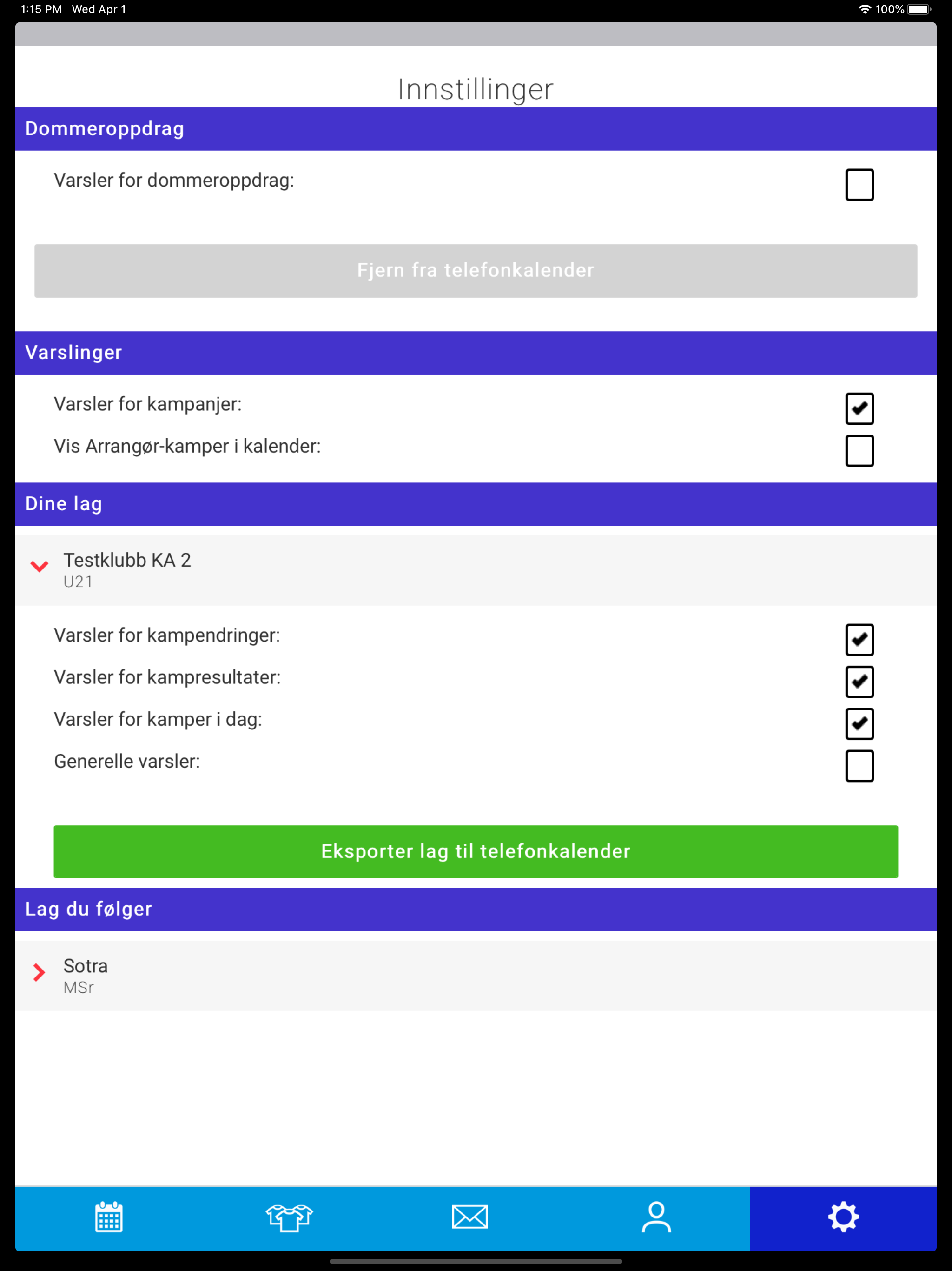 Min Håndball screenshot 13