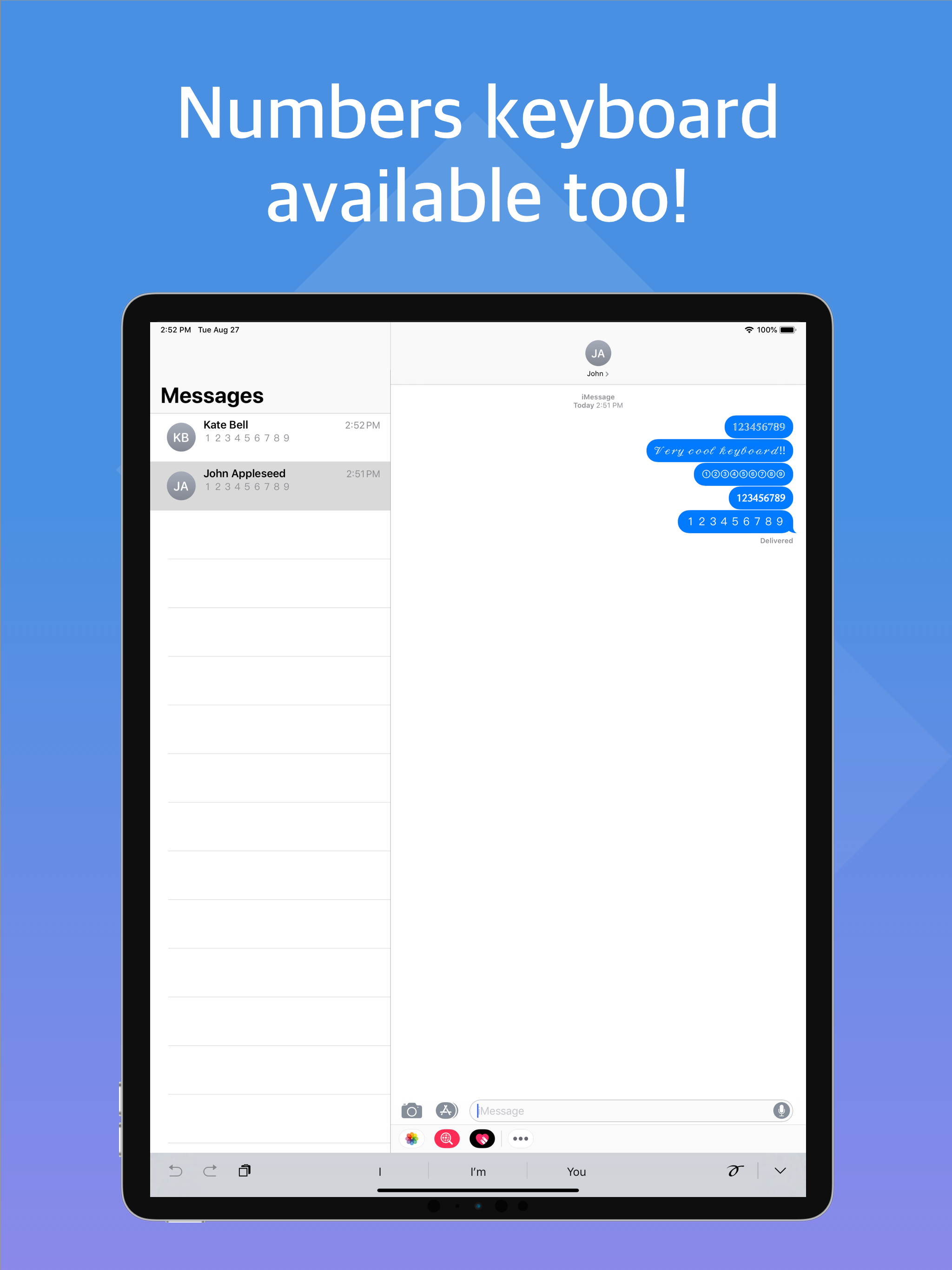 Awesome Fonts Keyboard