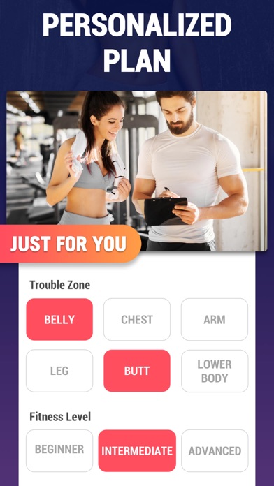 Fat Burning Workouts, Fitness Screenshot
