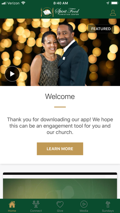 Screenshot #1 pour Spirit Food Christian Center