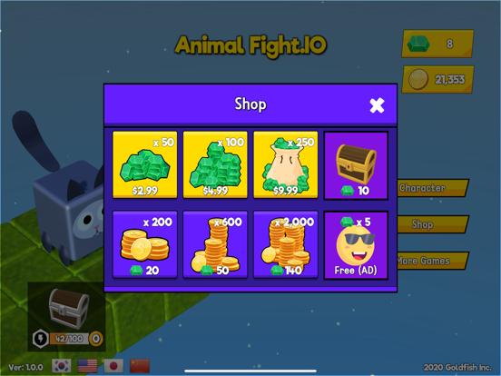 Animal Fight.IO iPad screenshot
