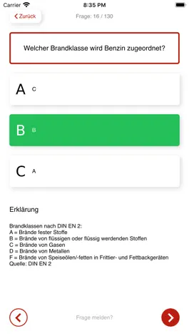 Game screenshot Feuerwehr Prüfungshilfe apk