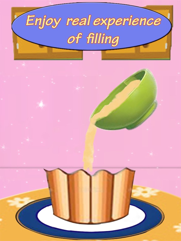 Candy Cupcake Maker Girls Game iPad screenshot