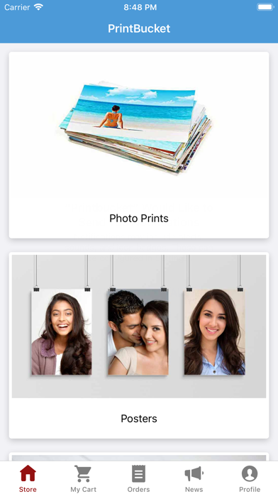 Screenshot #1 pour PrintBucket: Prints & Gifts