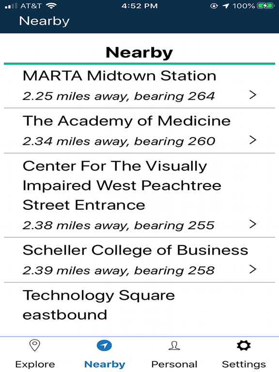 FAR Vision Pro iPad screenshot 4 - Navigation app