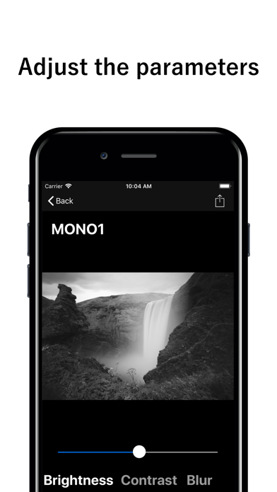 Screenshot #3 pour Mono Cam - B&W photo App