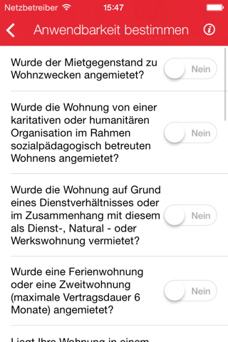 Wiener Mietenrechner App screenshot 2