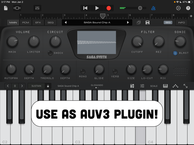 ‎SAGA Synth | 16-Bit Super Fun! Screenshot