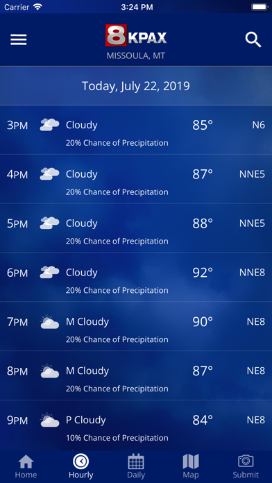 KPAX STORMTracker Weather Screenshot